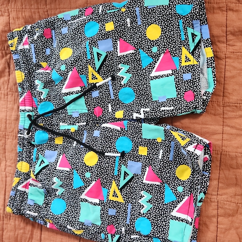 Oh Snap! Drill Clothing Co. Shorts Mens Size Large 80s/90's Retro Print